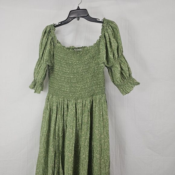 Dôen Colette Dress Women's Size Large  Casual Party Wear Floral Printed Smocked - Picture 6 of 12